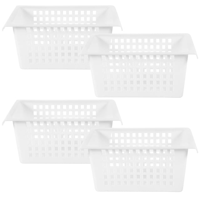 Phenofice 4Ud Cestas Organizadoras De Plástico Para Cocina Oficina Y Con Hueco Y Ligero