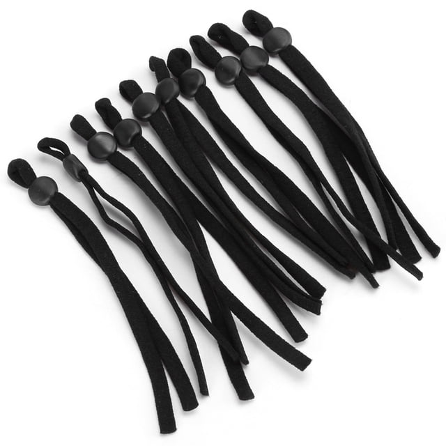 Buckle, Adjustable Elastic Bands, Breathable Comfortable For DIY Crafts Sewing Black,White
