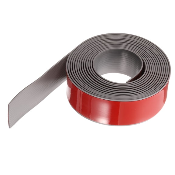 Uxcell Floor Transition Strip 2" 16.5ft Self-Adhesive Edging Trim Gray