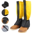 thumbnail image 2 of WDOplteas Polainas para Piernas para Hombres Y Mujeres Polainas Transpirables para Botas Nieve Polainas para Senderismo (amarillo), 2 of 9