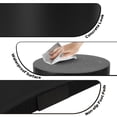 thumbnail image 3 of ReeQuo Propane Tank Cover Table Round Black Concrete 20lb Tank Storage Box Hideaway for Patio, 3 of 7