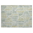 thumbnail image 2 of Addison Rugs Chantille Indoor/Outdoor Transitional Lines Sage Washable Rectangle Rug, 1'8" x 2'6", 2 of 6