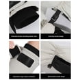thumbnail image 6 of 1 Pair Winter Gloves Waterproof Ski Gloves Warm Windproof Touchscreen Warm Gloves for Outdoor Activities-One Size,A,Beige, 6 of 8