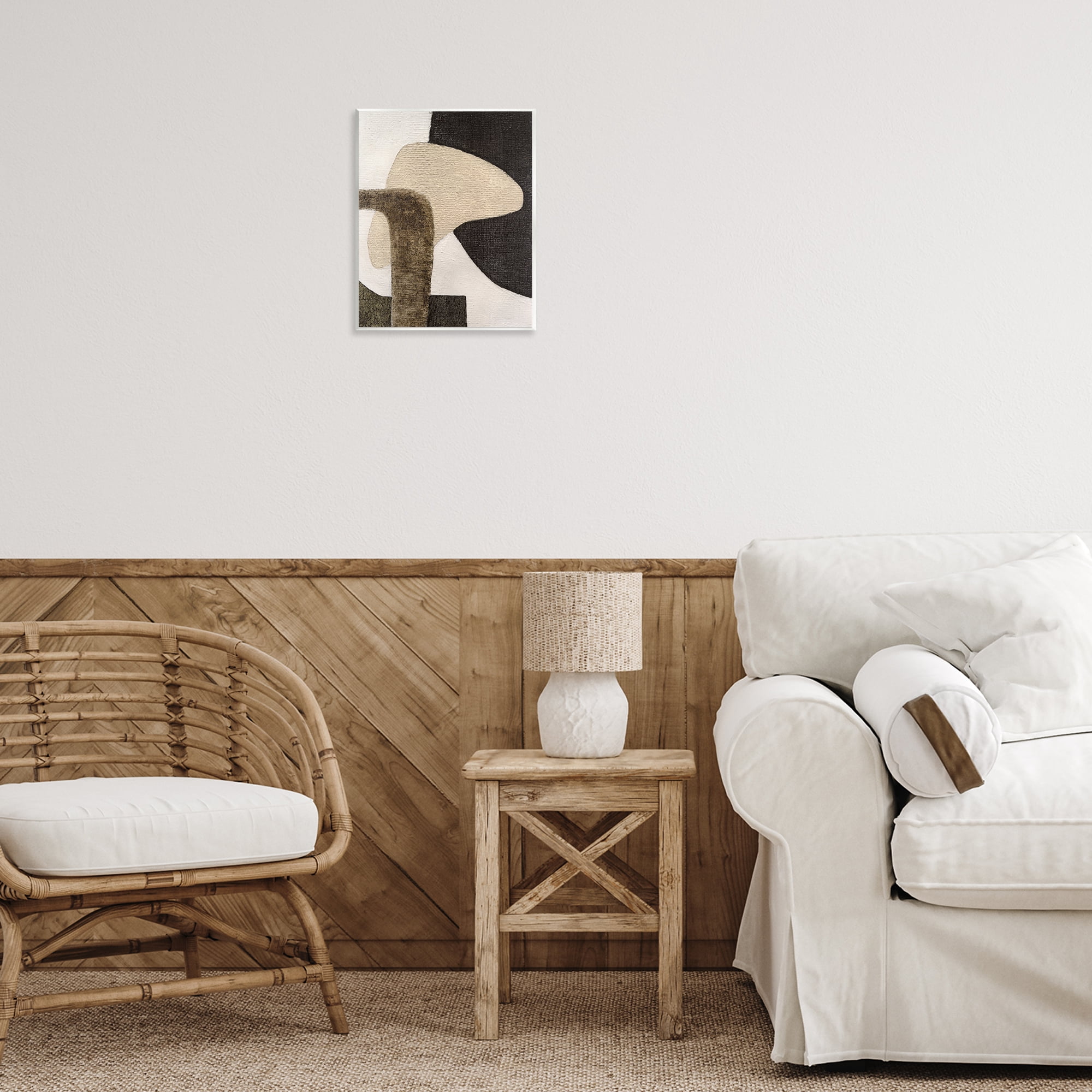 Stupell Industries Southwestern Neutrals Pattern Abstract Painting Unframed Art Print Wall Art, 11 x 14