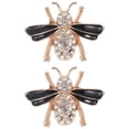 thumbnail image 1 of 2 Pcs Charmes de Chaussures Abeille Mignons Boucles Métalliques Décoratives pour Femmes, 1 of 8