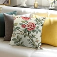 thumbnail image 3 of BANET Pillowcases Floral Printed Pillow Cases () White, 3 of 5