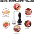 thumbnail image 4 of Cuisson Plus Uniforme; Rétrécissement Réduit : Outil Attendrisseur de Viande, Attendrisseur de Viande en Acier Inoxydable Améliore la Texture et le Goût, Adapté à Tout Type de Viande Y Compris le Venaison, le Porc, 4 of 8