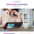 thumbnail image 6 of ChicShell Rugged Case for Samsung Galaxy Z Flip 6, Military Grade Protection Shockproof with Metal Rotatable Ring Stand Support Magnetic Car Mount Holder Fashion Case for Galaxy Z Flip 6, A-Black, 6 of 7