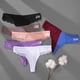 thumbnail image 3 of Gibobby Panty sexy Ajuste Bragas cómodas encaje algodón para mujer（Negro， M), 3 of 5