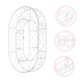 thumbnail image 4 of unbranded Aro De Hierro Con Color Para Decorar Y Eventos Especiales, 4 of 8
