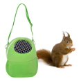 thumbnail image 1 of Pet Carrier Bag, Hamster Carrier Portable Transpirable Bolsa Saliente con Correa Hombro para Mascotas Pequeñas Erizo Sugar Glider Ard , 22x19cm Verde 22x19cm Colco Portador de hámster, 1 of 8