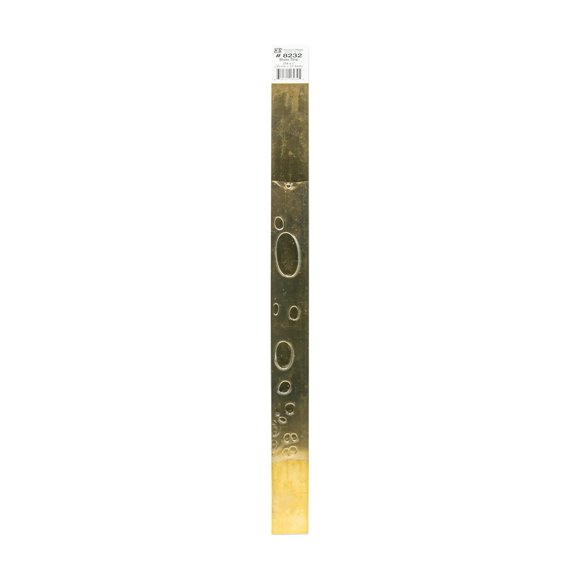 Tira de latón K & S Precision Metals de 2,5 cm x 30 cm x 0,4 mm