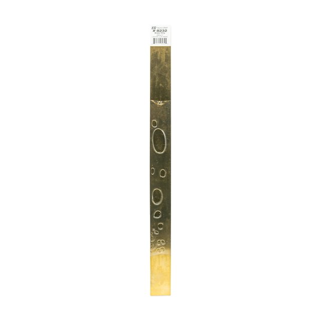 Tira de latón K & S Precision Metals de 2,5 cm x 30 cm x 0,4 mm