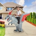 thumbnail image 2 of Disfraz de dinosaurio Tasanor, dragón inflable para Halloween, adulto, 2 of 6