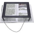 thumbnail image 1 of Large A4 Reading Magnifier With 4 Led Light,3x Full Page Magnifying Glass Foldable Desktop Stand Magnifier Hands-free Rectangular Loupe Reading Aid, 1 of 5
