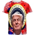 thumbnail image 1 of President Donald Trump 2020 Purge Splatter All Over Mens T Shirt, 1 of 2