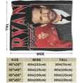 thumbnail image 4 of Ryan Actor Reynolds Throw Blanket Flannel Blanket Warm Soft Microfiber Blanket for Living Room Couch Sofa Bedroom Decor Gifts 80"x60", 4 of 6
