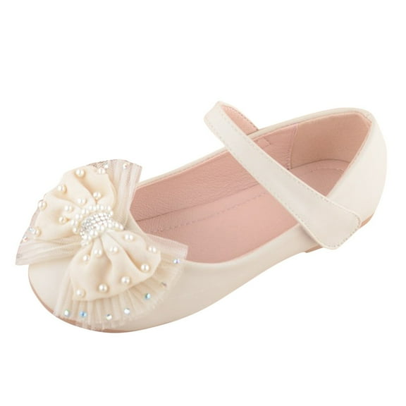 adviicd Sandals for Kids Girls Girls Sandals Flat Sandals Dress Wedding Party Princess Shoes for Little Kid/Big Kid (Beige,13.5)