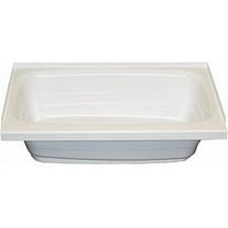 W2440Rhspk; White 24X40 Right Hand Spk White-Right Hand Drain
