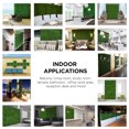 thumbnail image 6 of Indoor/Outdoor Artificial Hedge Artificial Plant Great Boxwood Ivy Substitute Sound Diffuser Privacy Fence Hedge Topiary Gardenia Greenery Panels 20x20" 84pc(Cover231 sqft), 6 of 10