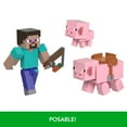 thumbnail image 5 of Minecraft Toys, 2-Pack of Action Figures, Gifts for Kids, 5 of 6