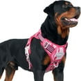 thumbnail image 3 of Auroth Dog Harness for Large Dogs No Pull, Service Vest with Easy Control Handle, Adjustable Pet Harness for Walking Running, Pink Camo, 3 of 7