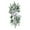 Silvery, variant on Siruishop Christmas Swag Wreath 30x67cm for Housewarming Gift Lightweight Multipurpose Golden
