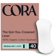 Cora Organic Ultra Thin Period Liners 40 Ct.