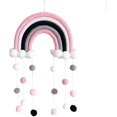 thumbnail image 1 of Macrame Arco Iris colgante de pared decoración del hogar Boho habitación decoración tapiz tejido a mano niños decoración de pared Sailing  Electrónica, 1 of 6