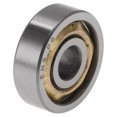 thumbnail image 1 of Unique Bargains Roulements à Billes EN5 Rainure Profonde 5x16x5mm P6 Roulements Lubrifiés Type Ouvert 1 Pce Roue de Scooter de Voiture Planche à Roulettes Ton Argent Or, 1 of 6