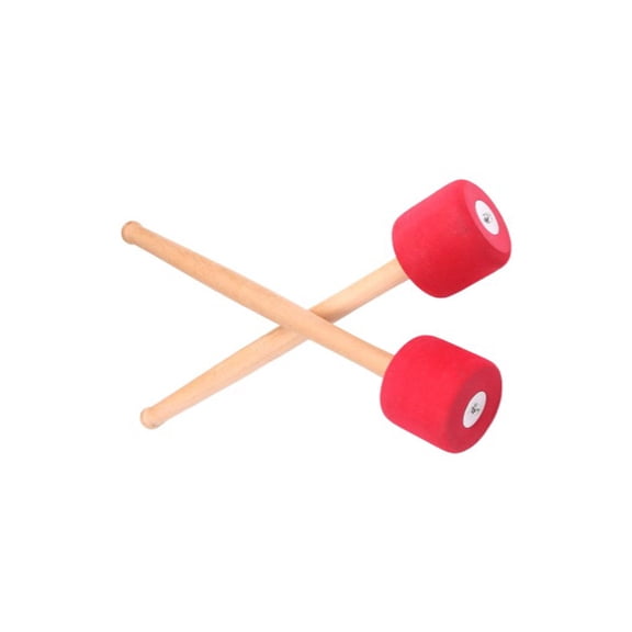 Eigraketly 2 piezas Snare Drum Stick reemplazo Drummer Band portátil mango de baqueta mazo instrumento Musical equipo de percusión Accesorios para instrumentos musicales Rojo Eigraketly OD028471-01