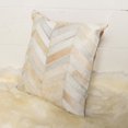 thumbnail image 3 of TORINO CHEVRON COWHIDE PILLOW 18"X18" 2-PACK, 3 of 4
