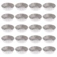 thumbnail image 4 of 20PCS Stainless Steel Egg Tart Mold  Shape Fluted Design Cupcake Baking Molds Reusable Metal Muffin Baking Cups, 4 of 7