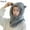 Grey B, variant on Happy date Cold Weather Flannel Ski Mask, Windproof Thermal Face Mask, Hunting Cycling Motorcycle Neck Warmer Hood Winter Gear for Men Women
