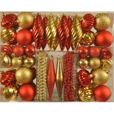 Queens Of Christmas Wl Ornkit 90 Go Re Piece Red And Gold Mini Queens Of Christmas Wl Ornkit 90 Go Re Piece Red And Gold Mini Ornaments 2 3