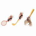 thumbnail image 6 of Sports Somatosensory Sports Kit for Switch 2, NS2 Grip Controller, including Baseball Racket Simulation Props, Tennis Racket Simulation Controller and Golf Racket Controller, 6 of 6