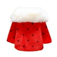 thumbnail image 2 of Baby Girl Winter Warm Cape Toddler Coat Cloak Jacket Outerwear Clothes 0-3Y, 2 of 5