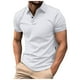 thumbnail image 2 of Camiseta informal de manga corta y corte ajustado para hombre, de color liso, poliéster, versátil para hacer ejercicio y para el uso diario., 2 of 7