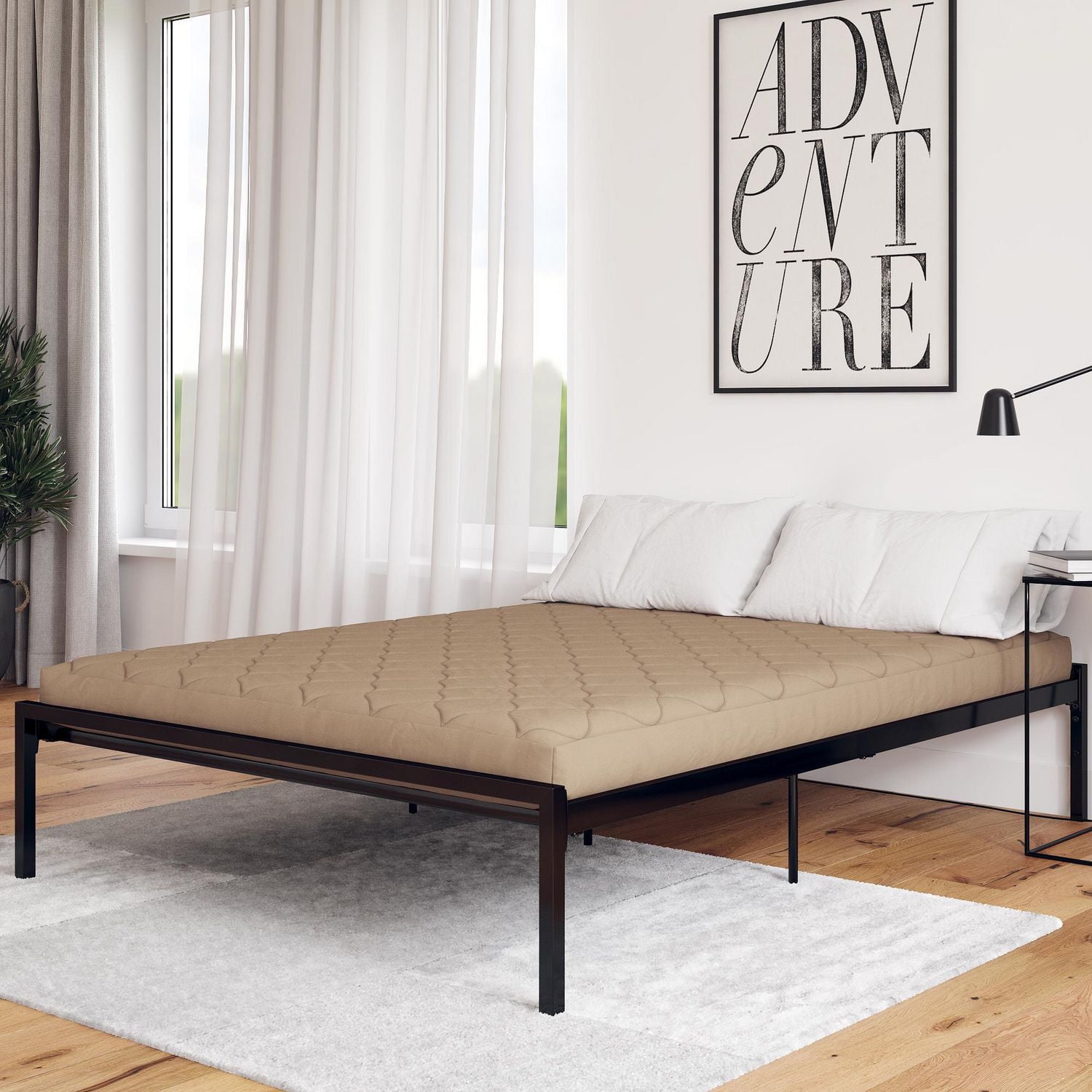 Matelas une place matelassé de 6 po Value à bourre de polyester