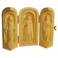 thumbnail image 3 of Tríptico sacramental católico de madera, caja plegable, adorno para el hogar, regalo religioso con imágenes de María, Jesús y ., 3 of 7