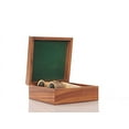 thumbnail image 3 of Elegant Brass and Mother of Pearl Binoculars in Wooden Storage Box, 3 of 6