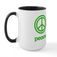 thumbnail image 2 of CafePress - Peace Love Massage - 15 oz Ceramic Large White Novelty Mug, 2 of 4