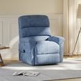 thumbnail image 6 of COLAMY Power Lift Recliner Chair for Elderly, Electric Massage and Heat Sofa with Lift Assistance, 20W USB and Type-C Fast Charging, Blue, 6 of 12