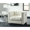 thumbnail image 2 of Scott Living Hemet Light Grey Modern Chair, 2 of 2