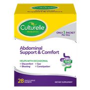 Culturelle Abdominal Daily Support & Comfort, For Gut Health* and Occasional Gas Relief, 28 Packets