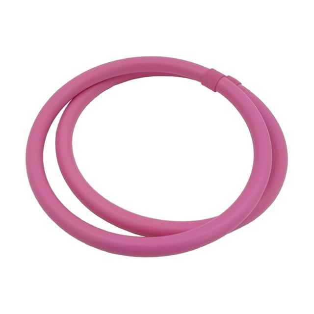 Advancent 2 unids/set dispositivos portátiles para quemar grasa en el brazo para entrenamientos On Go aros de anillo Hula inteligentes de espuma Accesorios para máquinas de ejercicios Rosa+2 piezas
