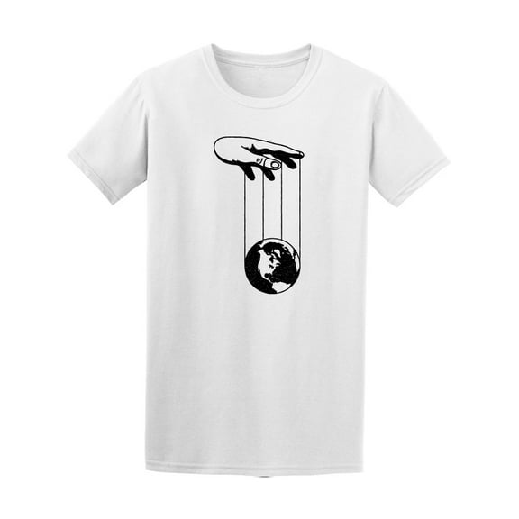 Manipulation Hand And Earth Tee Men's -Image by Shutterstock