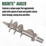 LEM Products BigBite #5 Electric Meat Grinder, 0.35 HP Stainless Steel Machine