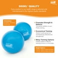 thumbnail image 3 of SISSEL Pilates Toning Ball Set of 2, 1 lb Each | Optimal Addition for Balance & Strength | Versatile Training for Arms, Shoulders & Upper Body | Compact & Effective | Color: Blue, 3 of 14