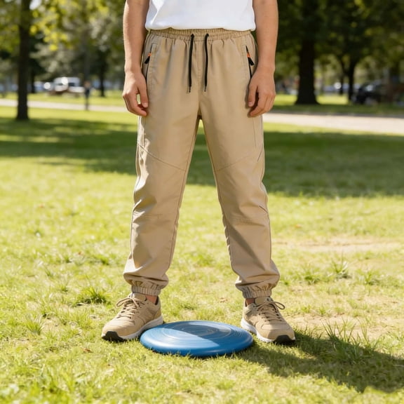 Boys Cargo Pants Girls Hip Hop Trousers Kids Cargo Trousers Loose Casual Streetwear Pants Khaki 12-13 Years